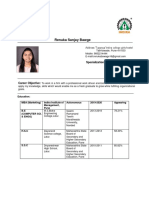 Renuka Iimp Resume (College) PDF