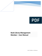 Library User Manual - Member