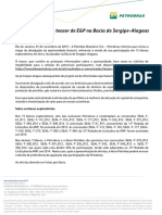 Petrobras Divulga Teaser de E&P Na Bacia de Sergipe-Alagoas