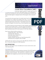 How to use Acoustic Echo Cancellation (AEC