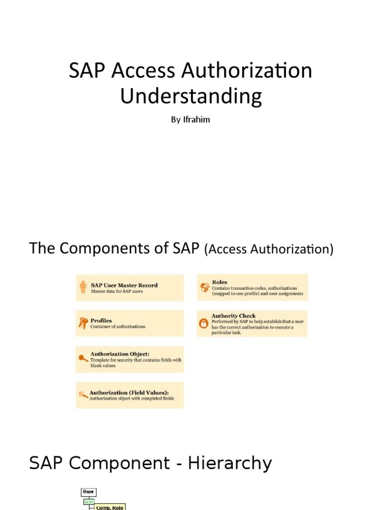 SAP Authorization Concept - Ifrahim | PDF | Database Transaction | System