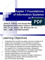 Foundations of Information Systems in Business 