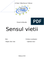 sensul vietii