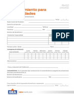 Consentimiento para Especialidades PDF