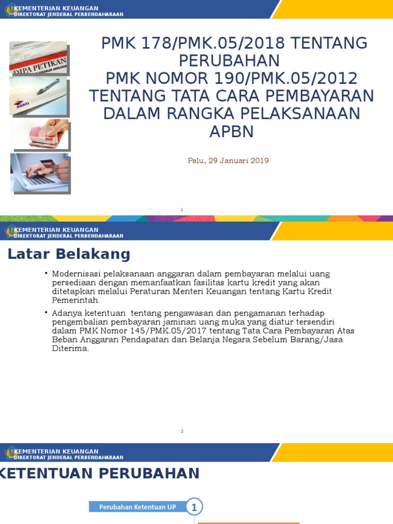 PMK 178 Tahun 2018 Slide | PDF