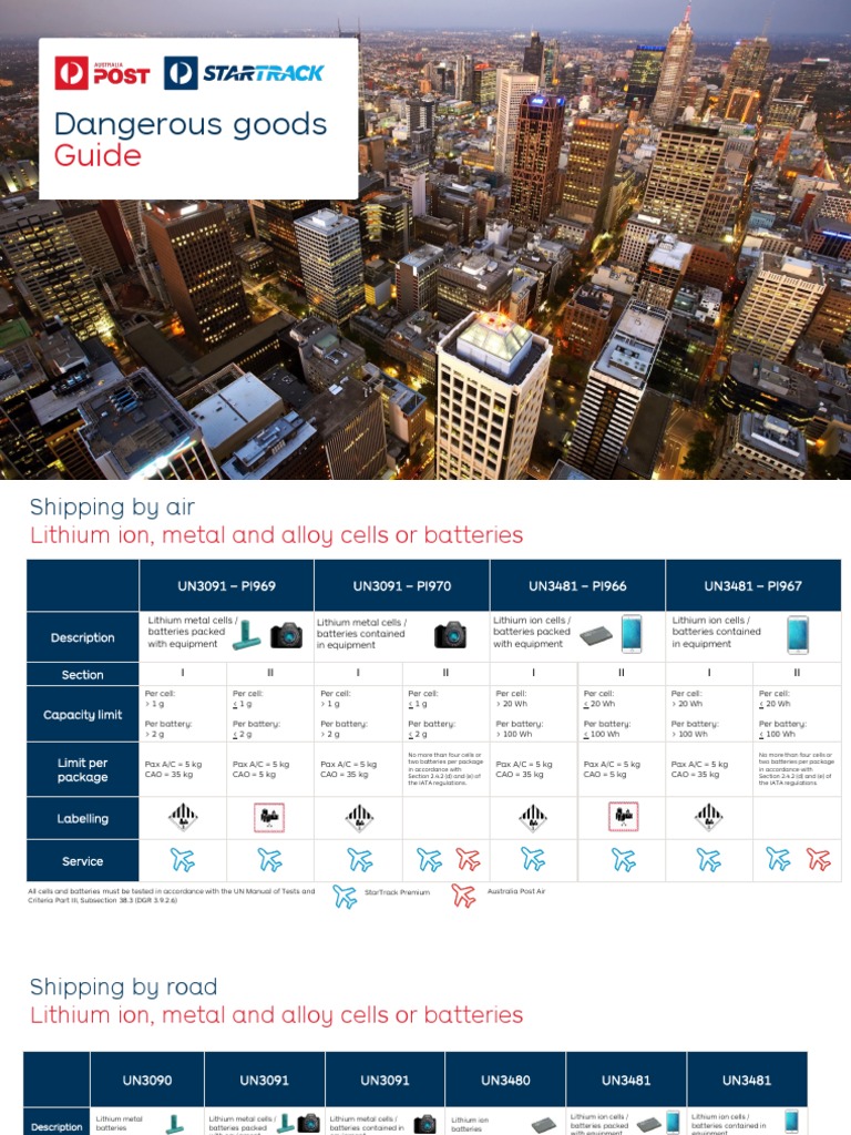 Dangerous Goods Guide PDF Dangerous Goods Mail