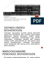 Produksi Dan Pengembangan Energi Bio-Hidrogen