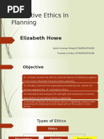 Normative Ethics in Planning