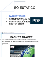 Lab 6 - Ruteo Estatico PacketTracer