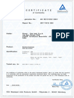 TRIO-27.6 (20.0) - TL-OUTD-400 (TUeV, VDE 0126-1-1 - 2013 Certificate of Conformity, Ref. AK 60131332 0001 - FR, EN & DE Version) Rev. 2018-07-20