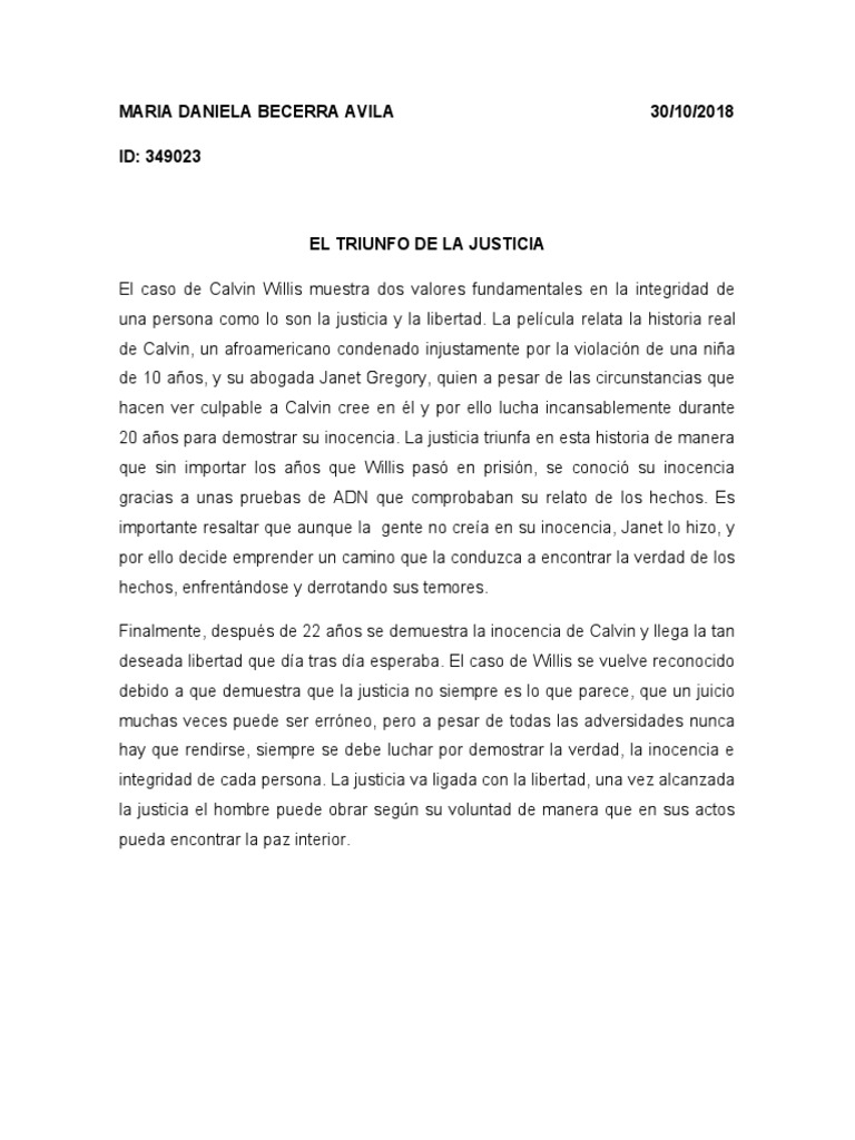El Triunfo de La Justicia | PDF