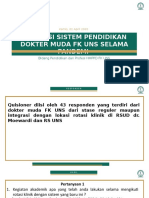 Evaluasi sistem pendidikan dokter muda FK UNS selama pandemi