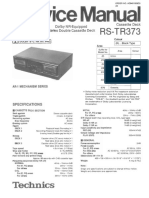 Technics RSTR 373 Service Manual