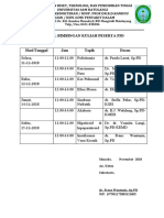 Jadwal Bimbingan Divisi 2018 Revisi KKM Inerna