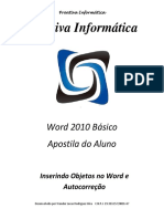 11-Inserindo Objetos no Word e Autocorreção