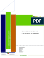 ELEMENTOS DE CONSUMO