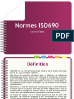 Les Normes ISO690