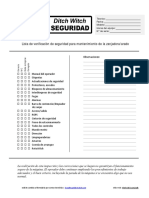 DWSTrenchServSafeChecklist ES Zanjadora