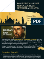 Konsep Belajar Mengajar Menurut Imam Al-Ghazali