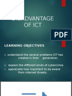 Disadvantage of ICT (Autosaved)