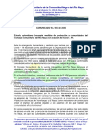 Comunicado 003 de 2020