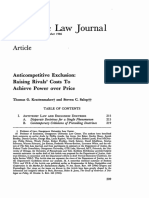 Anticompetitive Exclusion - Raising Rivals Costs To Achieve Power PDF