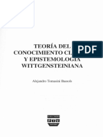 Tomasini Bassols Teoria Del Conocimiento Cla Sica y Epistemologi A Wittgensteiniana Concepto Del Conococimiento