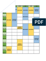 Horario 2 Semestre