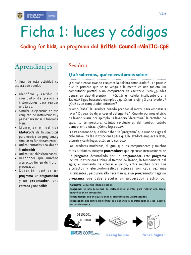 Programa Futuro: Introducción a Micro:bit | PDF | Programa de ...
