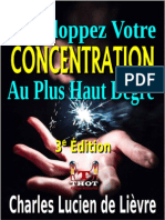 Developpez Votre Concentration - Charles Lucien de Lievre