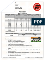 FiTCH ITALY - Price List