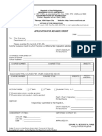 Form 7, Application For Advance Credit v2 PDF