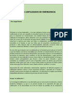 Alimentos Liofilizados de Emergencia ayudarán a superar la crisis Alimentaria del Planeta