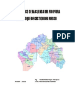 Diagnóstico de La Cuenca Del Río Piura Con Gestión de Riesgo