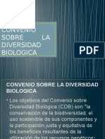 Convenio Sobre La Diversidad Biologica