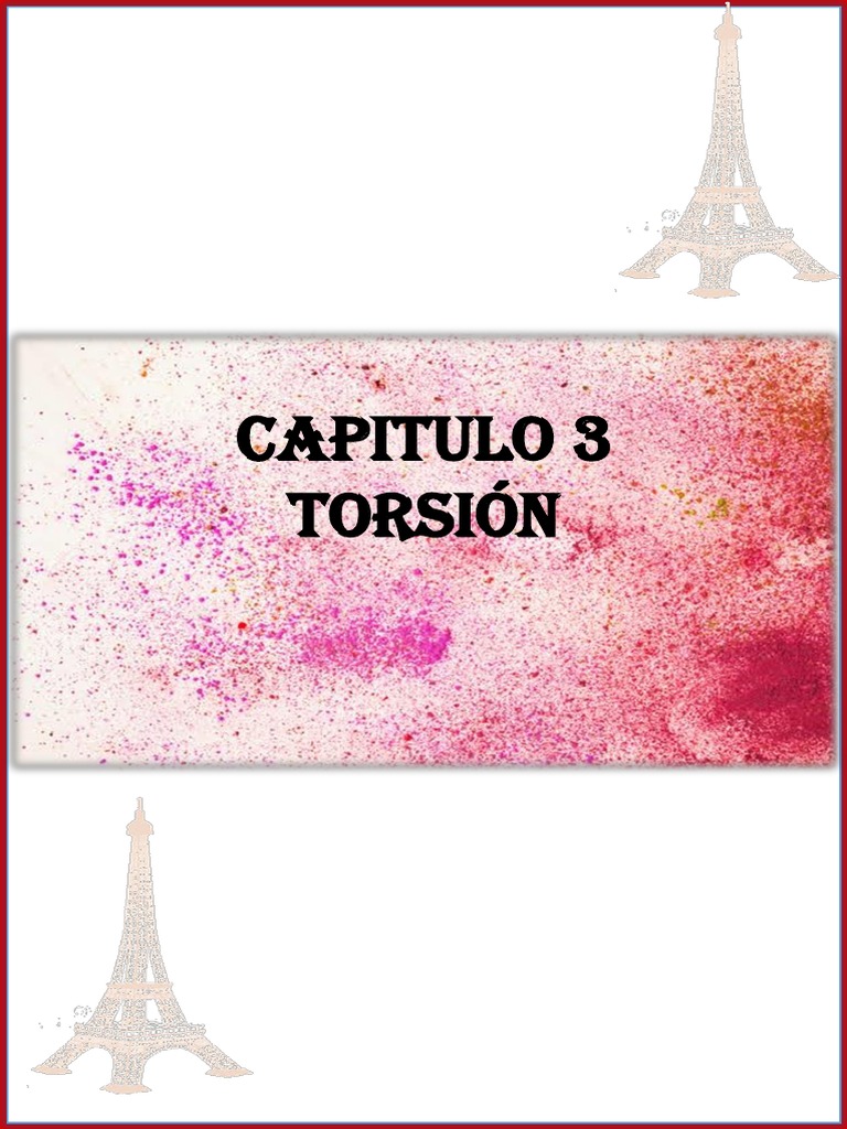 Cálculo De Tensiones Y Deformaciones En Piezas Sometidas A Torsión