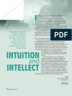 Intuition Intuition Intellect Intellect: and and