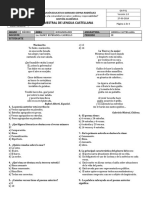 Bimestral de Lengua 7 Iii Periodo