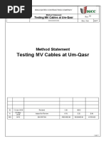 Medium Voltage Cable Testing Procedures | PDF | Insulator (Electricity ...
