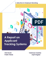 A Report On Applicant Tracking Systems: Recruitment, Selection & Employer Branding