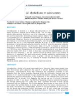 Comportamineto Del Alcoholismo en Adolescentes