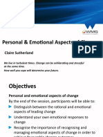 Personal and Emotional Aspects of Change