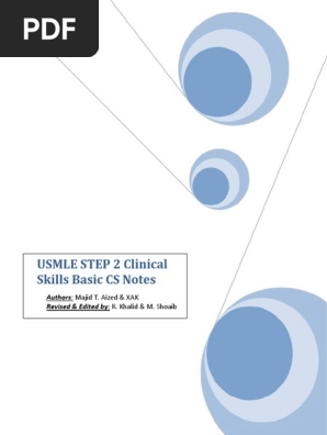 USMLE Step 2 CS: Key Clinical Skills Guide | PDF | Sexually