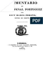 Levy Maria Jordão. Commentario Ao Codigo Penal Portuguez (Tomo III - Recusa de Facultativo)