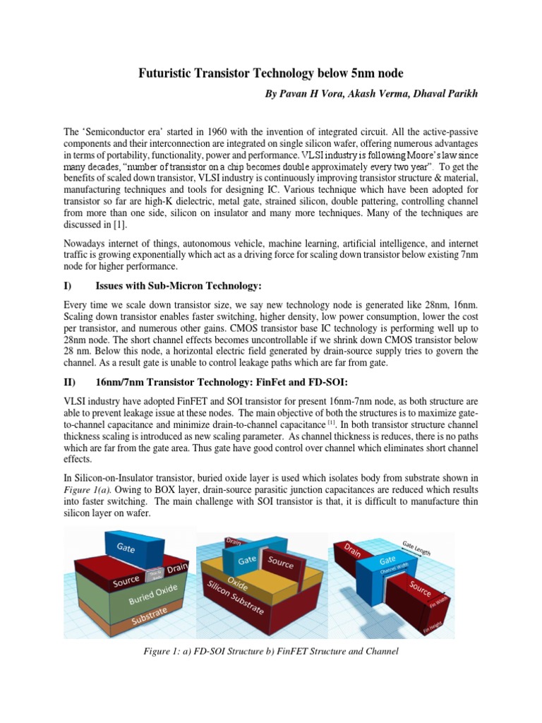 Transistor Technology Below 5nm Node | PDF | Carbon Nanotube | Field ...