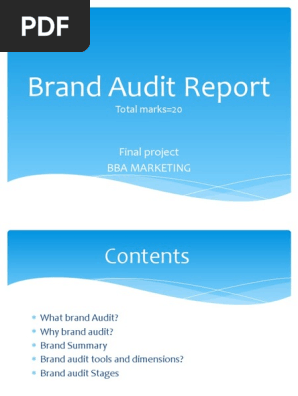 Brand Audit