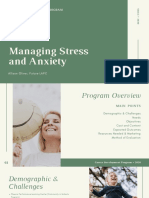Managing Stress and Anxiety: Career Development Program