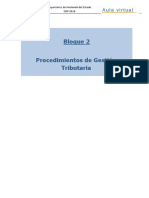 Bloque 2 Procedimientos de Gestión Tributaria