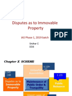 Disputes As To Immovable Property - Sridhar C