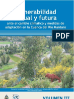 Vulnerabilidad Actual y Futura y Medidas de Adaptacion en La Cuenca Del Mantaro